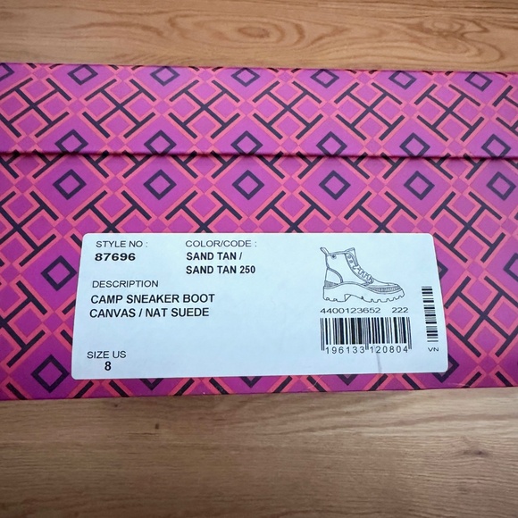 Tory Burch NIB Camp Sneaker Boot (8) - Picture 13 of 16